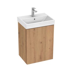 JIKA - Cubito Style Umývadlová skrinka, 43x57x33 cm, 1 dvierka, dekor drevo (H40J4451023551)