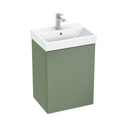 JIKA - Cubito Style Umývadlová skrinka, 43x57x33 cm, 1 dvierka, zelená mint (H40J4451023541)