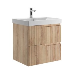 JIKA - Cubito Style Umývadlová skrinka, 60x57x45 cm, 2 zásuvky, dekor drevo (H40J4414023551)