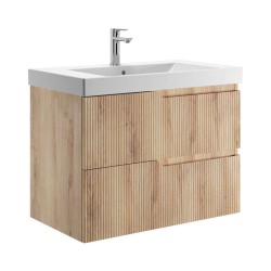 JIKA - Cubito Style Umývadlová skrinka, 80x57x45 cm, 2 zásuvky, dekor drevo (H40J4424023551)