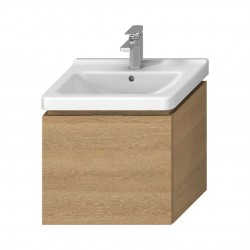 JIKA - Cubito Umývadlová skrinka, 54x48x40 cm, 1 zásuvka, dub (H40J4223015191)