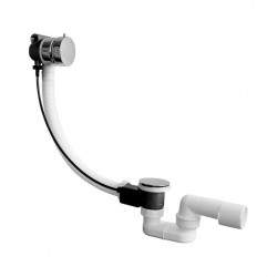 JIKA - Deep Vaňový odtokový komplet 550 s napúšťaním prepadom, bowden, plast (H2948180040001)