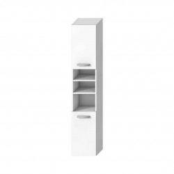 JIKA - Lyra plus Vysoká skrinka, 170x32x25 cm, 2 dvierka Ľ/P, biela (H43J3822303001)