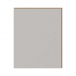 JIKA - Lyra Zrkadlo na doske, 70x75 cm, biela (H4532110383041)