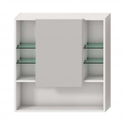 JIKA - Lyra Zrkadlová skrinka, 78x13x80 cm, biela (H4532510383041)