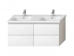 JIKA - Mio-N Skrinka pod dvojumývadlo 130, 127x59x45 cm, biela (H40J7184015001)