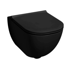 JIKA - Mio-N Závesné WC, Rimless, matná čierna (H8217147160001)