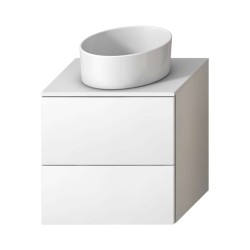 JIKA - Mio Umývadlová skrinka pod dosku, 61x59x45 cm, 2 zásuvky, biela (H41J7154015001)