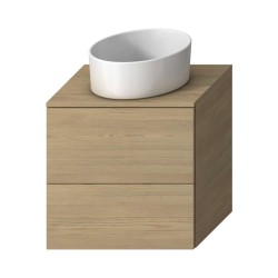 JIKA - Mio Umývadlová skrinka pod dosku, 61x59x45 cm, 2 zásuvky, jaseň (H41J7154013421)