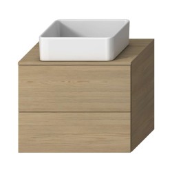 JIKA - Mio Umývadlová skrinka pod dosku, 76x59x45 cm, 2 zásuvky, jaseň (H41J7164013421)