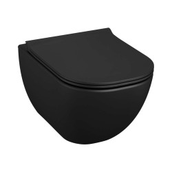 JIKA - Mio Závesné WC, Rimless, matná čierna (H8207147160001)