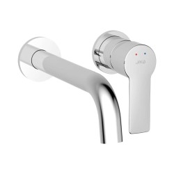 JIKA - Ponta Style Umývadlová batéria pod omietku, 2-otvorová inštalácia, s telesom, chróm (H3112H60041201)