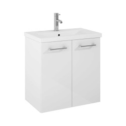 JIKA - Ponta Umývadlová skrinka, 60x59x39 cm, 2 dvierka, biela (H40J5222005001)