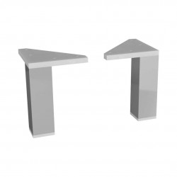 JIKA - Příslušenství Nohy na závesné skrinky, chróm (H4944010390001)