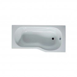 JIKA - Tigo Vaňa asymetrická, pravá, 160cm x80cm x43 cm, biela (H2222100000001)