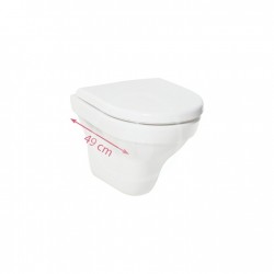 JIKA - Tigo Závesný klozet, 360 mm x 400 mm x 490 mm, biely (H8202130000001)