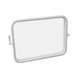 JIKA - Universum Zrkadlo bez páčky 60x45 cm, nehrdzavejúca oceľ (H3897190030001)