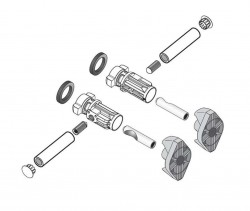 JIKA - Upevňovacia súprava k závesnému WC (H8928380000001)