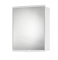 JOKEY Junior 1-dverová biela zrkadlová skrinka plastová 188411000-0110 (188411000-0110)