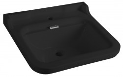 KERASAN - WALDORF keramické umývadlo 60x55cm, čierna mat (4140K7)