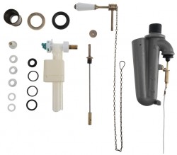 KERASAN - WALDORF-RETRO splachovací mechanismus s retiazkou, bronz (754593)