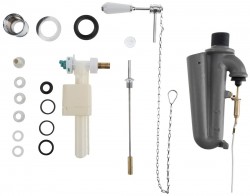 KERASAN - WALDORF-RETRO splachovací mechanismus s retiazkou, chróm (754590)