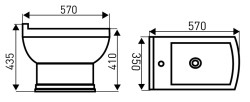KERRA - Bidet stojaci Kleopatra 12 (5907548101242)
