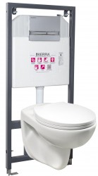 KERRA - Inštalačný set WC Doris/Adriatic CHR (5907548117922)