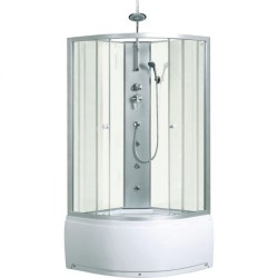 KERRA - Kabína s hydromasážou Karolina 90 WH (biela) (5907548112576)