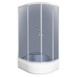 KERRA - Sprchová kabína Katia 100x80 (ľavá s vaničkou) (5907548108500)