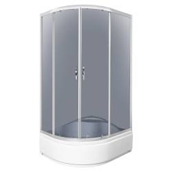 KERRA - Sprchová kabína Katia 100x80 (pravá s vaničkou) (5907548108517)