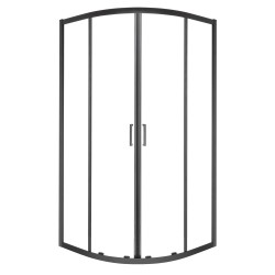 KERRA - Sprchovací kút bez vaničky Aruba 80, čierna (5907548124654)