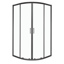 KERRA - Sprchovací kút bez vaničky Aruba GL 90, čierna (5907548124777)