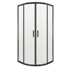 KERRA - Sprchovací kút bez vaničky Soho 80 (čierny) (5907548118721)