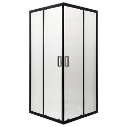 KERRA - Sprchovací kút bez vaničky Soho SQ 80 (čierny) (5907548118745)