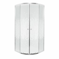 KERRA - Sprchovací kút Biely Pixel 90 (bez vaničky) (5907548117380)