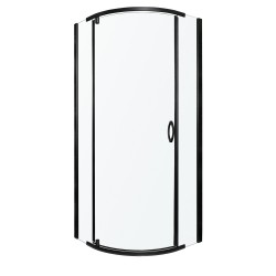 KERRA - Sprchovací kút čierny Splash 80 (bez vaničky) (5907548118622)