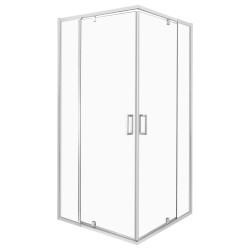 KERRA - Sprchovací kút Dunaj 2D 80-90x80-90 (bez vaničky) (5907548116420)