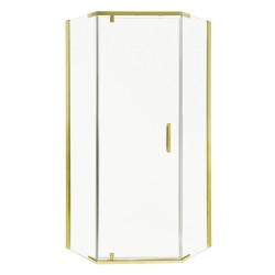 KERRA - Sprchovací kút päťboký Kora 90 Zlatá (5907548116451)