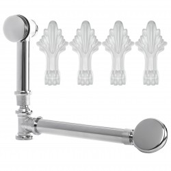 KERRA - Súprava do vane Antica ABI (biela) (5907548109040)