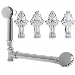 KERRA - Súprava do vane Antica ACHR (Chróm) (5907548107565)