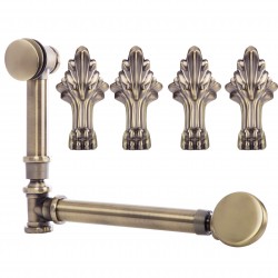 KERRA - Súprava do vane Antica AMO (Mosadz) (5907548107572)