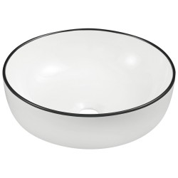 KERRA - umývadlo na dosku KR-98 WH/BL (5907548123213)