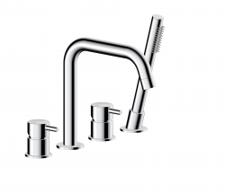 KFA - Bat. Moza vaňová, 4-otvorová, stojaca, chróm (5035-210-00)