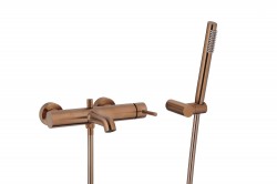 KFA - Bat. Moza vaňová brúsené ružové zlato s kompletom sprchy Premium (5034-520-34)