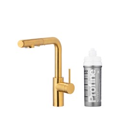 KFA - Batéria drezová DUERO PURE BASIC výsuvná s filtráciou brúsené zlato (6623-114-31)