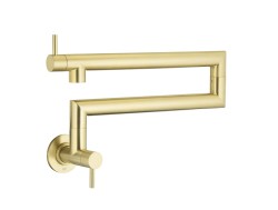 KFA - Batéria Duero pot filler, kuchynská, nástenná, kĺbová, PVD brúsené svetlé zlato (6623-030-39)
