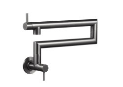 KFA - Batéria Duero pot filler, kuchynská, nástenná, kĺbová, PVD gunmetal šedá (6623-030-61)