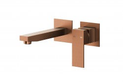 KFA - Batéria Logon umývadlová, podomietková, stenová, PVD brúsené ružové zlato (5139-810-34)