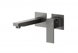 KFA - Batéria Logon umývadlová, podomietková, stenová, PVD gunmetal sivá (5139-810-61)